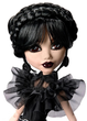 Лялька Monster High Wednesday Rave'n Wednesday HXJ03 (0194735230594) - зображення 3