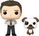 Фігурка Funko Pop! Parks and Recreation Кріс Трейґер з Чемпіоном 74431 (889698744317) - зображення 2