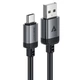 Кабель ACEFAST C20-04 USB-A to USB-C aluminum alloy charging data cable Black (6974316283782) - изображение 1