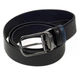 Ремень двусторонний Piquadro BLACK SQUARE (B3) Black-Navy CU4877B3_NBLU2 - изображение 3