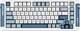 Клавиатура беспроводная MCHOSE X75 Wireless/Bluetooth/USB Navy Blue (X75-3A) - изображение 1