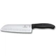 Ніж кухонний Victorinox SwissClassic Santoku 373 мм у чорному кольорі (модель Vx68523.17B) - зображення 3