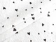 Ткань Коттон мережка сердечки, белый, пог. м. (к2/7, 2411094, д2 цв1) - изображение 1
