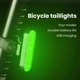 Фонарь велосипедный задний HJ-056-5SMD аккум.Li-ion, micro USB, Зеленый - изображение 3