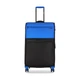 Дорожный чемодан большой Bagland 77л с боковой ручкой и встроенным замком синий/черный Stella (00442028) - изображение 1