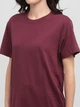 Футболка хлопковая длинная женская Stedman Classic-T Unisex ST2000W-BGR 3XL Бордовая (RAY2000000027692) - изображение 3