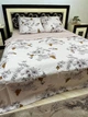 Комплект постельного белья Soft полуторный 150х215 см цветы на белом - изображение 5
