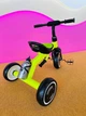 Дитячий триколісний велосипед Turbo Trike зі світловими ефектами лимонний LD - зображення 5