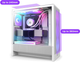 Obudowa NZXT H5 Flow RGB Compact Mid-Tower ATX Case with RGB Fans- All White (CC-H52FW-R1) - obraz 9