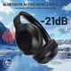 Геймерська бездротова (Bluetooth + 3,5mm) гарнітура Attack Shark G300 (вага 210 гр) Black/ЧОРНІ (G300B) - зображення 5
