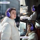 Геймерська бездротова (Bluetooth + 3,5mm) гарнітура Attack Shark G300 (вага 210 гр) Purple/Фіолетові (G300P) - изображение 9
