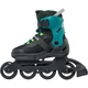 Ролики детские Rollerblade Microblade XT 36,5-40 Чорний-Зелений - изображение 3