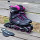 Ролики жіночі Rollerblade Zetrablade Women 240 Чорний-Рожевий - зображення 8