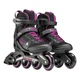 Ролики жіночі Rollerblade Zetrablade Women 240 Чорний-Рожевий - зображення 7