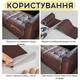 Самоклеющаяся экокожа для мебели, одежды, авто LeatherPatch, коричневая, 100 х 137 см - изображение 5