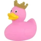 Стильная тематическая резиновая уточка FunnyDucks "Розовая в короне" L1926 - изображение 1