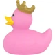 Стильная тематическая резиновая уточка FunnyDucks "Розовая в короне" L1926 - изображение 3