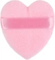 Оксамитова пуховка для макіяжу обличчя у формі розового серця - Bubble Bar (1337184-27059982) - изображение 1