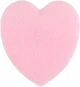 Оксамитова пуховка для макіяжу обличчя у формі розового серця - Bubble Bar (1337184-27059982) - изображение 2
