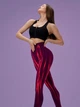 Лосины неоновые с пуш ап (push up) для йоги Рубиновый неон M (L7003641) - изображение 4