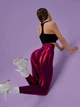 Лосины неоновые с пуш ап (push up) для йоги Рубиновый неон M (L7003641) - изображение 9