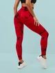 Лосины Мраморные с пуш ап push up для зала Красные M (L7004141) - изображение 2