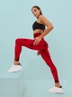 Лосины Мраморные с пуш ап push up для зала Красные M (L7004141) - изображение 10
