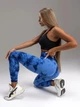 Лосини Спортивні мармурові з пуш ап push up Сині S (L7004241) - зображення 4