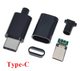 Type-C роз'єм папа, штекер розбірний USB 3.1 - зображення 1