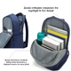 Городской рюкзак для ноутбука Tigernu T-B9017 15.6'' 19л Blue (T-B9017Blue) - изображение 3
