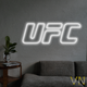 Неоновая вывеска "UFC" 30х13 см - изображение 3