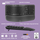 Бездротова клавіатура Logitech Wave Keys Bluetooth/Wireless Black (920-012304) - зображення 6