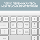 Комплект беспроводной Logitech MK950 Off-White (920-012491) - изображение 7