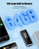 MP3 плеер Ruizu X80 Bluetooth 5.3 Hi-Fi 64Gb с клипсой Type C - изображение 8