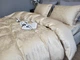 Комплект постельного белья Євро Сатин JACQUARD, ROSE BEIGE - изображение 2