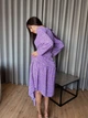 Жіноча сукня міді в квіти Uaclothes 42-46 Бузковий (like37166-175981360) - изображение 7