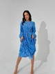 Жіноча легка міді сукня з довгим рукавом Uaclothes 42-46 Блакитний (like31566-117741360) - зображення 3
