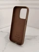 Чехол противоударный кожаный OEM Leather Case with MagSafe для iPhone 15 Pro Max Taupe - изображение 3