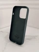 Чохол протиударний шкіряний OEM Leather Case with MagSafe для iPhone 14 Pro Forest Green - зображення 3