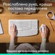 Мышка Logitech Ergo M575S Wireless Trackball Off-white (910-007030) - изображение 3