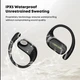 Беспроводные спортивные bluetooth наушники Langsdom TS19 Open Ear Biege - изображение 6