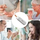 Пластиковая таблетница для лекарств на 3 отделения Pill Box органайзер - контейнер для витаминов / таблеток / капсул на день, 10.5х3.5х1.5 см, серая (101076697) - изображение 6