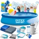 Басейн надувний 15в1 INTEX 28142, 396 x 84 см + машина для створення бульбашок - изображение 1