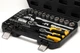 Набір інструментів MASTERTOOL ¼"&½" 72 шт 4-13 мм 10-27 мм CrV кейс з металевими замками 78-5072 - зображення 3