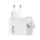 Швидка USB зарядка QC4.0, 5-20V, 3-6,2A, макс. потужність 67 Ватт + USB кабель 1метр Nectronix MDY-12 (101139) - зображення 1