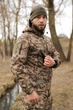 Тактическая демисезонная куртка Undolini Soft Shell Пиксель, размер 54 (2XL) - изображение 3