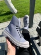 Высокие кеды женские хайтопы светло серого цвета DALAS GRAY 40 - изображение 6