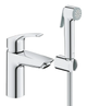 Смеситель для раковины с гигиеническим душем Grohe Eurosmart New [23124003] - изображение 1