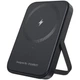 Powerbank павербанк УМБ подставка для телефона Choetech Magnetic Wireless 5000mAh 20W PD Type-C In/Out with holder Qi-15W Black (B742-CCBK) - изображение 1