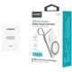 Powerbank павербанк УМБ Choetech Magnetic Wireless 10000mAh 15W PD QC3.0 USB+2xType-C 3in1 charge with build-in cable White (B695-GW) - зображення 4